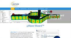 Desktop Screenshot of mician.com