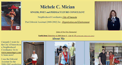 Desktop Screenshot of michele.mician.net